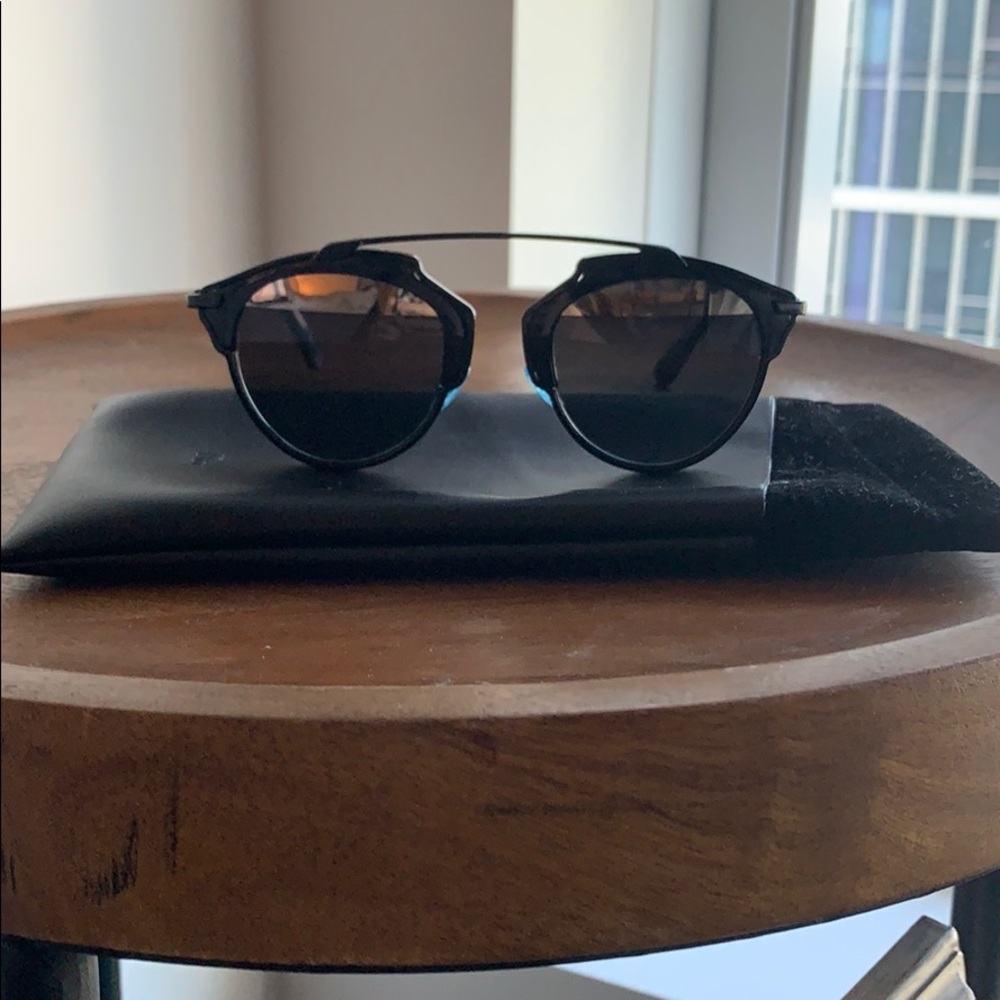 Worn twice Dior So Real sunglasses black/silver